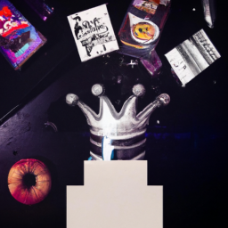 An image showcasing a shattered crown atop a pile of textbooks, representing the 12 debunked myths about the PRINCE2 Foundation Exam