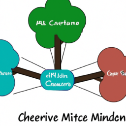 An image showcasing a diversified mind map, consisting of interconnected branches representing the 5 core areas to master for the CMI Exam