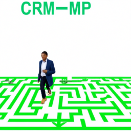 An image that showcases a person confidently navigating through a maze of obstacles, symbolizing the CCMP Exam as the ultimate test of change management expertise