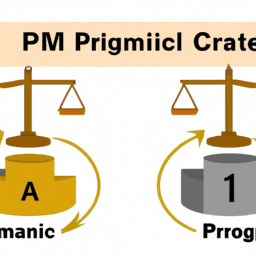 An image showcasing a scale, with the PMP certification on one side and other project management certifications on the other