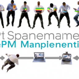 An image showcasing a diverse group of professionals collaborating in an innovative, technology-driven environment, symbolizing the transformation and progress brought by the PSM II Exam in advancing agile practices