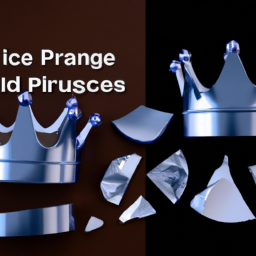 An image depicting a shattered crown, symbolizing the shocking truth about PRINCE2 Agile